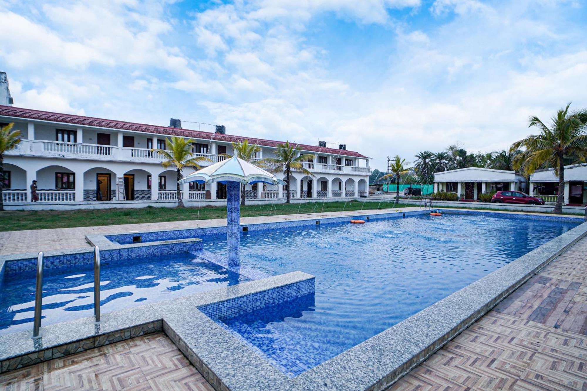 Silver Sand Eco Resort !! Beachfront !! With Biggest Pool And Huge Open Area !! Ideal For Weddings !! Couple Friendly !! Mandarmani Εξωτερικό φωτογραφία