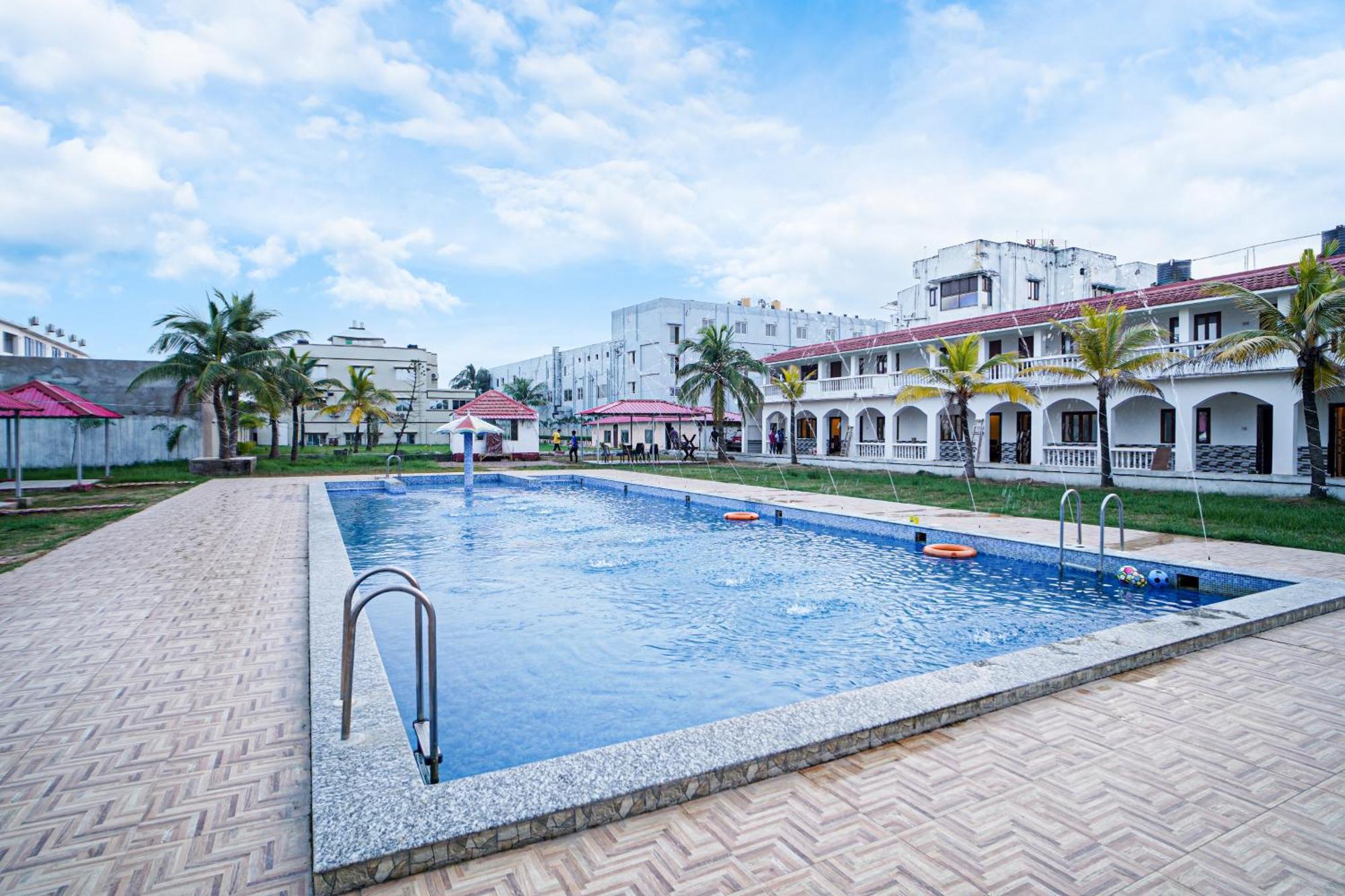 Silver Sand Eco Resort !! Beachfront !! With Biggest Pool And Huge Open Area !! Ideal For Weddings !! Couple Friendly !! Mandarmani Εξωτερικό φωτογραφία