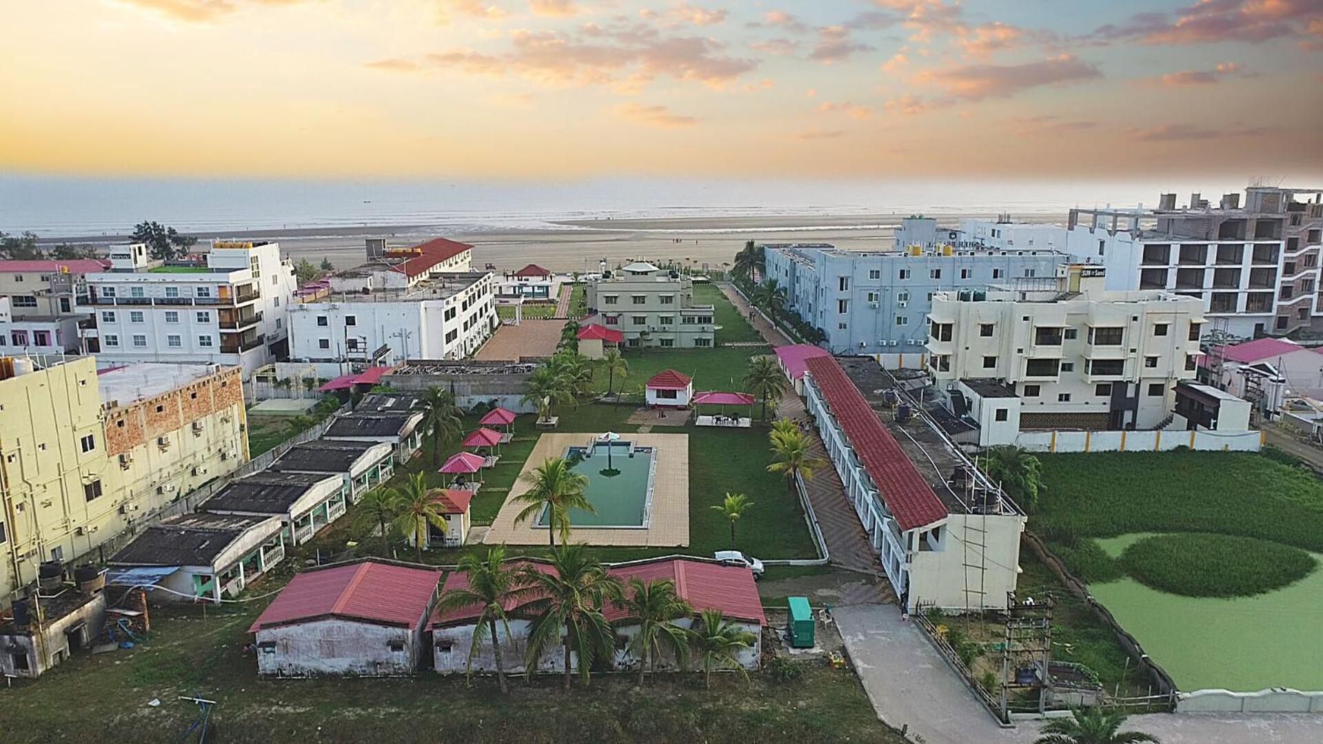 Silver Sand Eco Resort !! Beachfront !! With Biggest Pool And Huge Open Area !! Ideal For Weddings !! Couple Friendly !! Mandarmani Εξωτερικό φωτογραφία